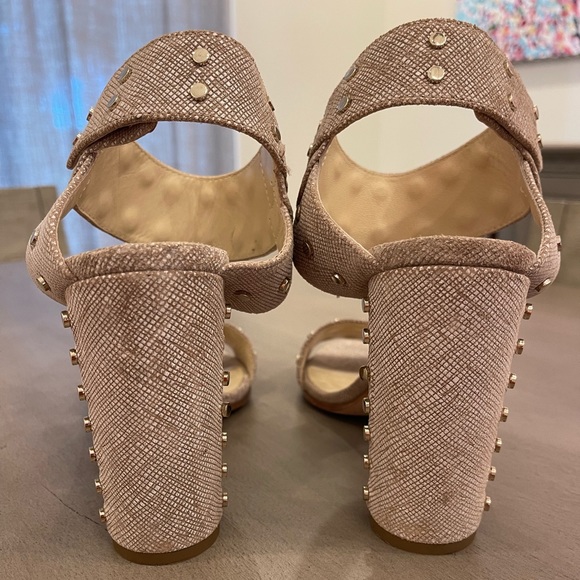 Jimmy Choo Studded block heel sandals - Picture 4 of 5